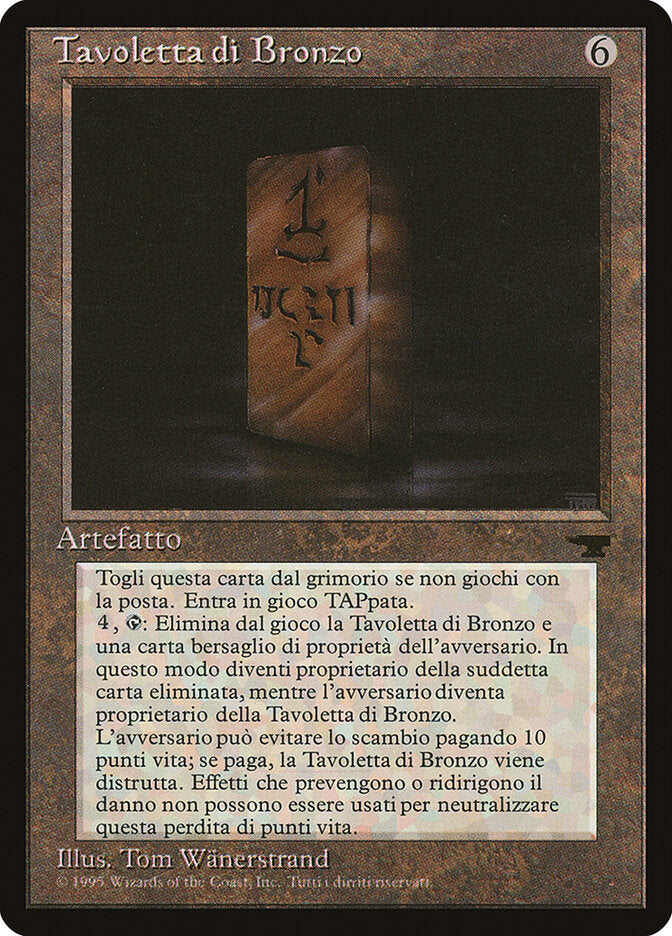 Bronze Tablet - Magic: The Gathering - MoxLand