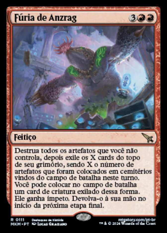 Fúria de Anzrag / Anzrag's Rampage - Magic: The Gathering - MoxLand