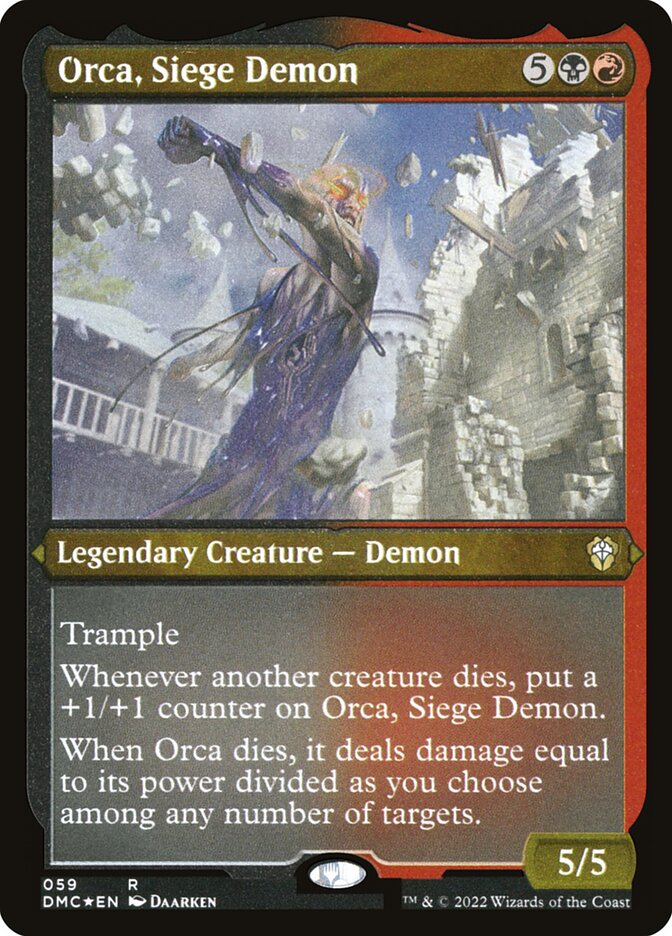 Orca, Demônio de Cerco / Orca, Siege Demon - Magic: The Gathering - MoxLand