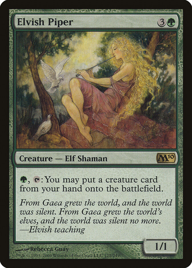 Elfo Flautista / Elvish Piper - Magic: The Gathering - MoxLand
