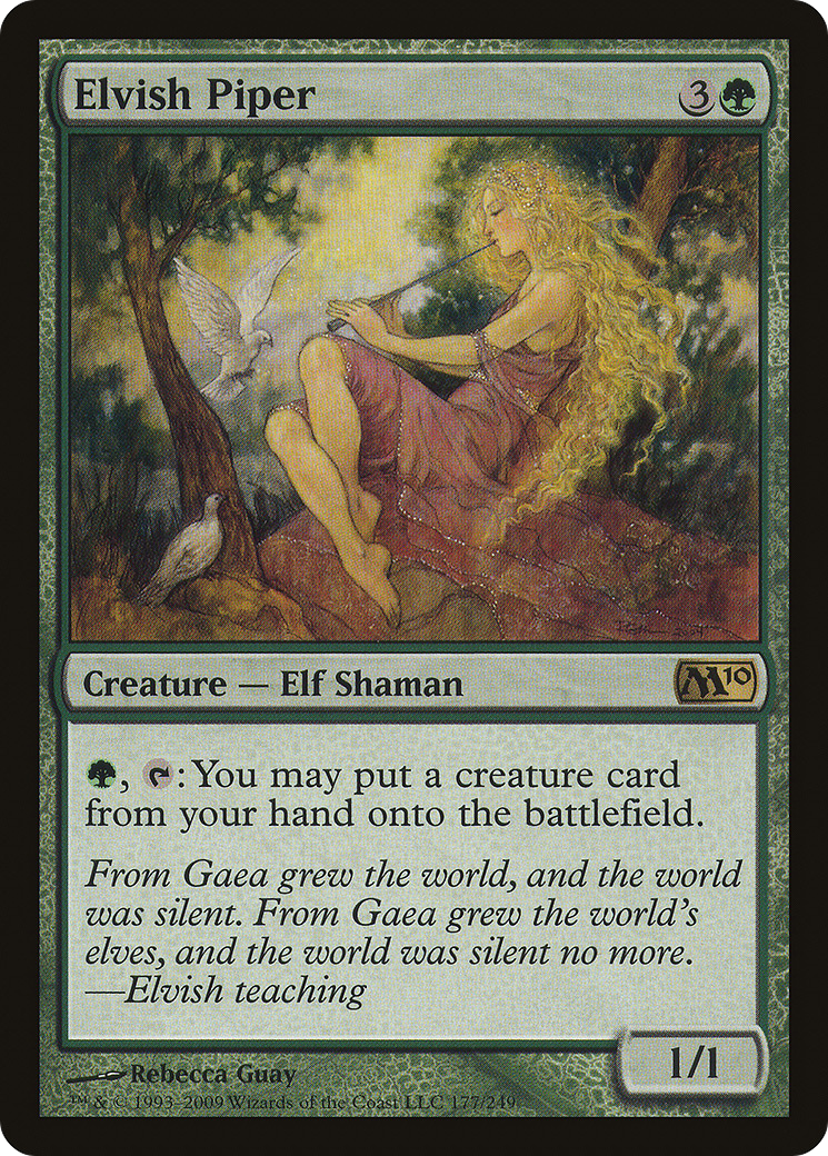 Elfo Flautista / Elvish Piper - Magic: The Gathering - MoxLand
