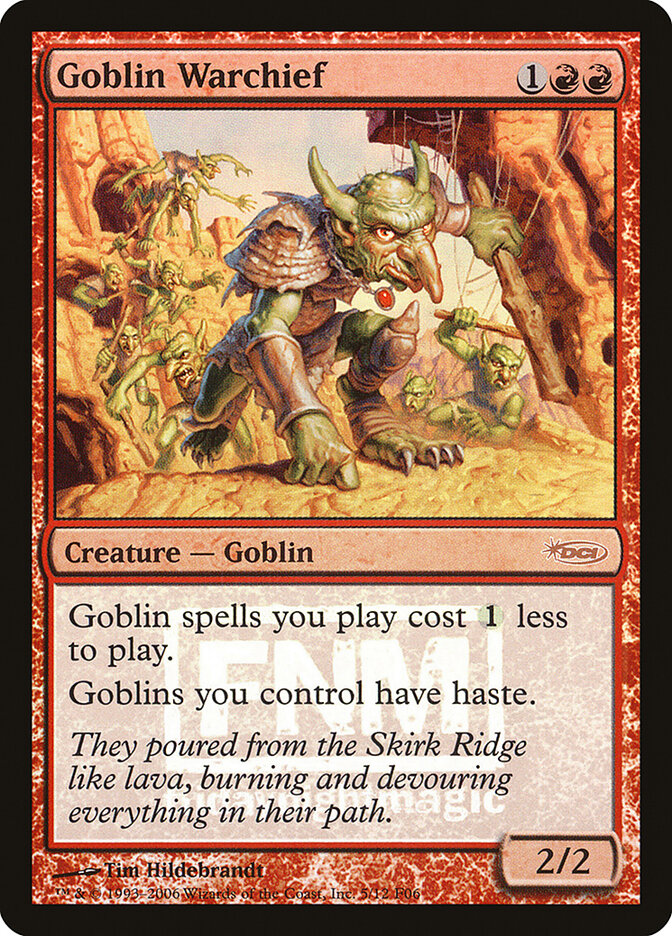Comandante de Guerra Goblin / Goblin Warchief - Magic: The Gathering - MoxLand