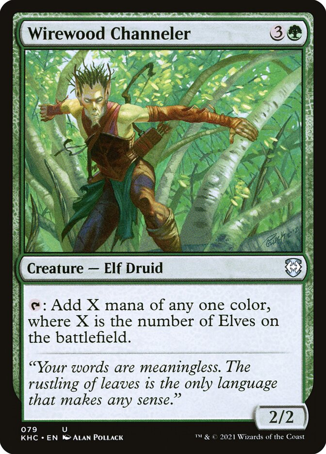 Canalizador de Wirewood / Wirewood Channeler - Magic: The Gathering - MoxLand