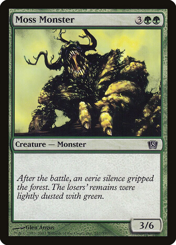 Monstro de Limo / Moss Monster - Magic: The Gathering - MoxLand