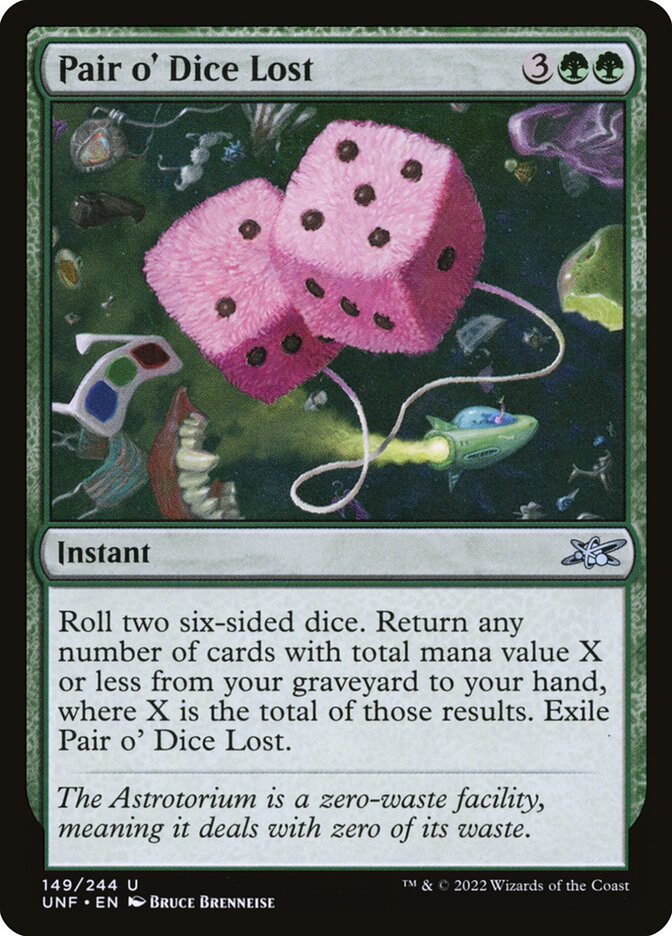Pair o' Dice Lost - Magic: The Gathering - MoxLand