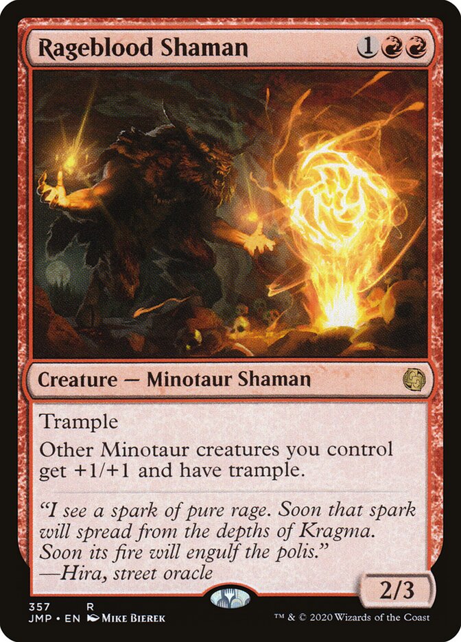 Xamã do Sangue Irado / Rageblood Shaman - Magic: The Gathering - MoxLand