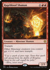 Xamã do Sangue Irado / Rageblood Shaman - Magic: The Gathering - MoxLand