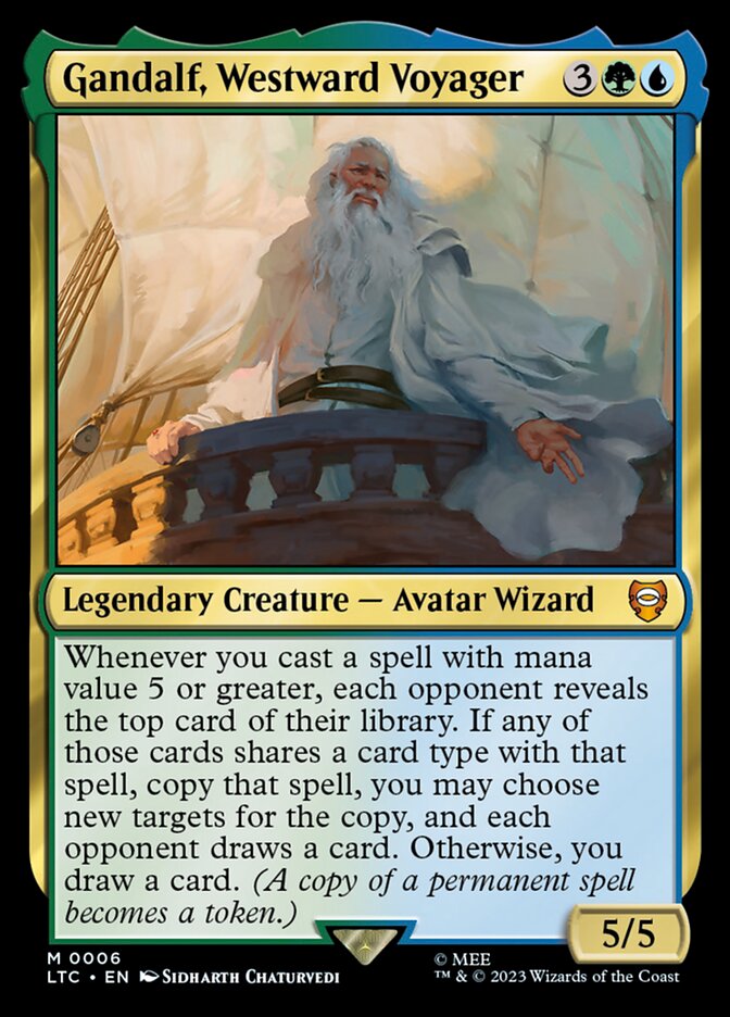 Gandalf, Viajante Rumo ao Oeste / Gandalf, Westward Voyager - Magic: The Gathering - MoxLand