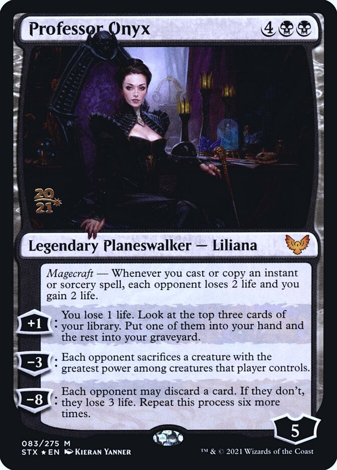 Professora Ônix / Professor Onyx - Magic: The Gathering - MoxLand