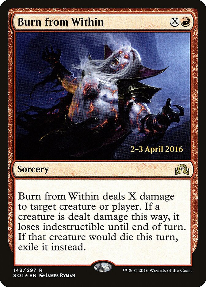 Queimar de Dentro / Burn from Within - Magic: The Gathering - MoxLand