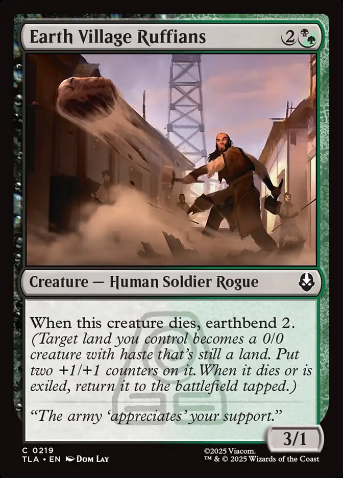 Rufiões da Vila da Terra / Earth Village Ruffians - Magic: The Gathering - MoxLand