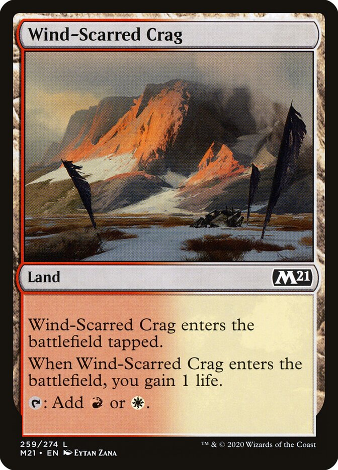 Penhasco Marcado pelo Vento / Wind-Scarred Crag - Magic: The Gathering - MoxLand