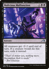 Anomalia Maligna / Malicious Malfunction - Magic: The Gathering - MoxLand