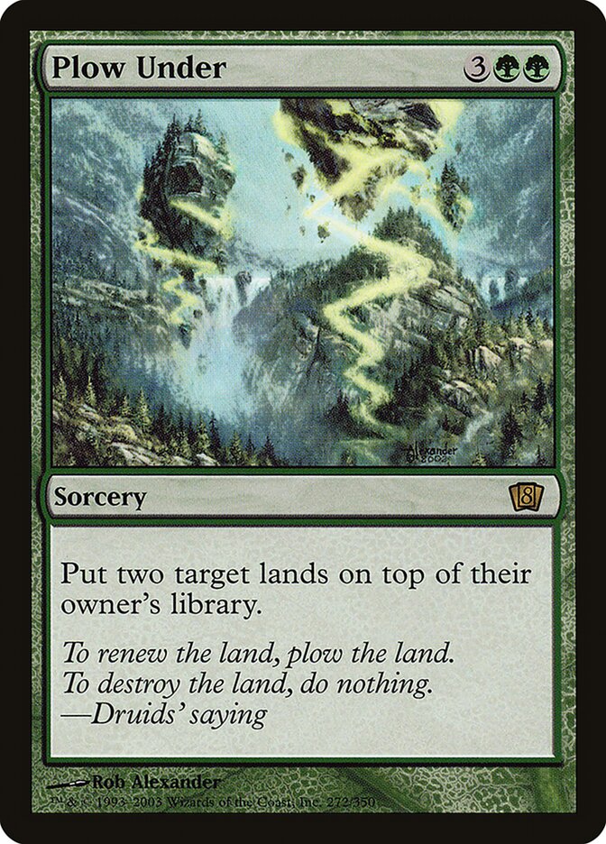 Cobrir Arando / Plow Under - Magic: The Gathering - MoxLand