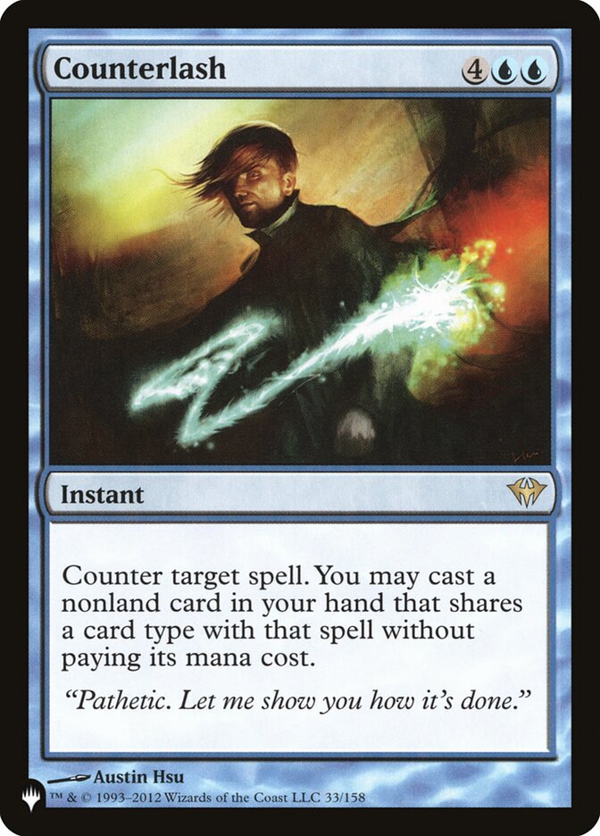 Chicotada Anuladora / Counterlash - Magic: The Gathering - MoxLand