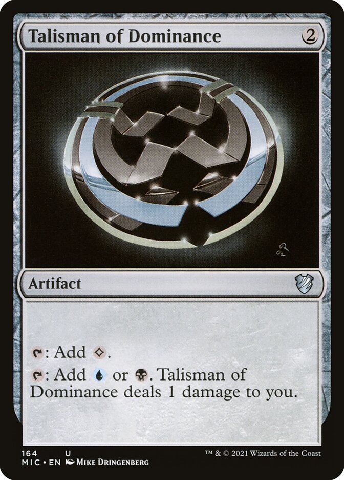 Talismã da Dominação / Talisman of Dominance - Magic: The Gathering - MoxLand