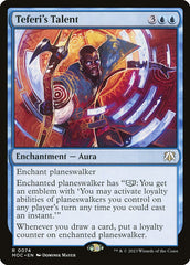 Talento de Teferi / Teferi's Talent - Magic: The Gathering - MoxLand