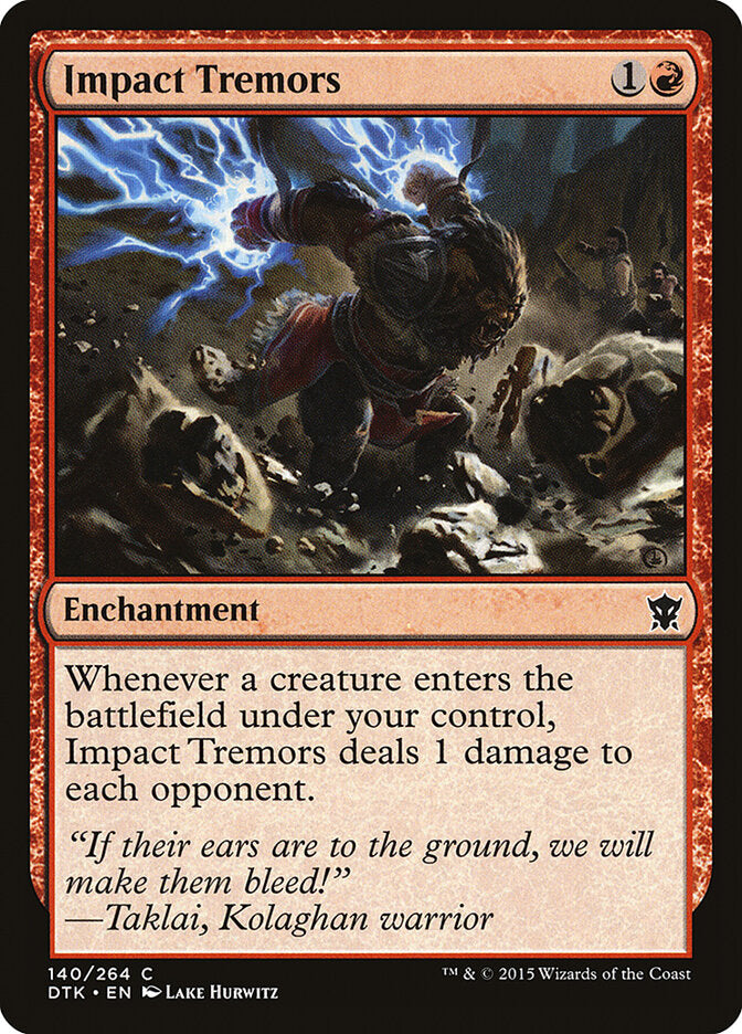 Tremores de Impacto / Impact Tremors - Magic: The Gathering - MoxLand