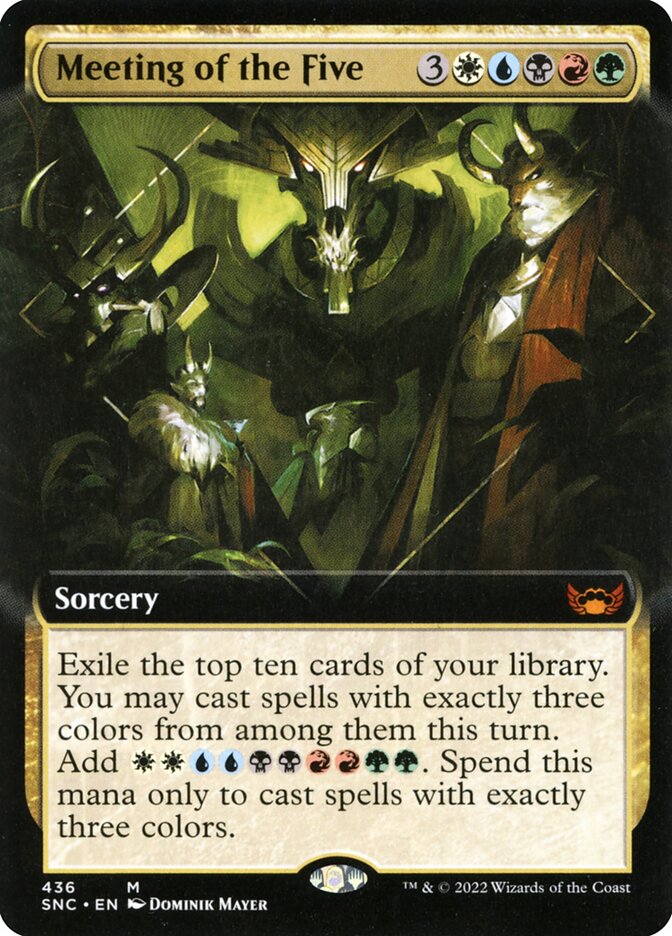 Reunião dos Cinco / Meeting of the Five - Magic: The Gathering - MoxLand