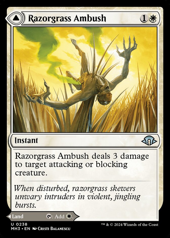 Emboscada de Grama Cortante / Razorgrass Ambush - Magic: The Gathering - MoxLand