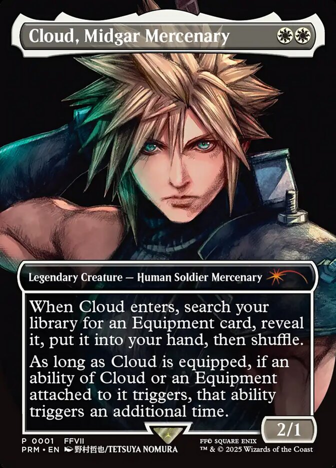 Cloud, Midgar Mercenary - Magic: The Gathering - MoxLand