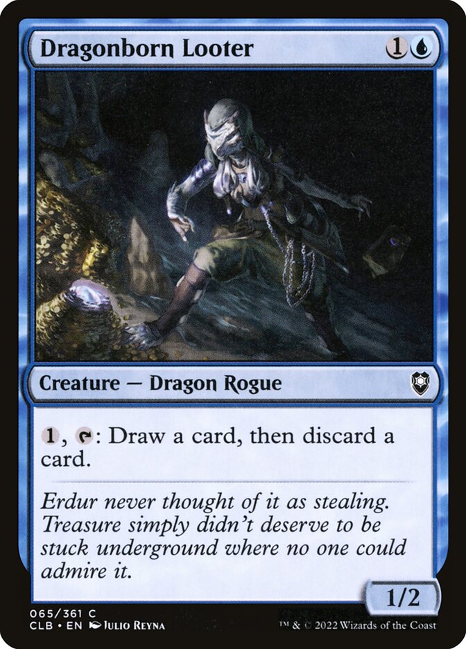 Saqueador Draconato / Dragonborn Looter - Magic: The Gathering - MoxLand