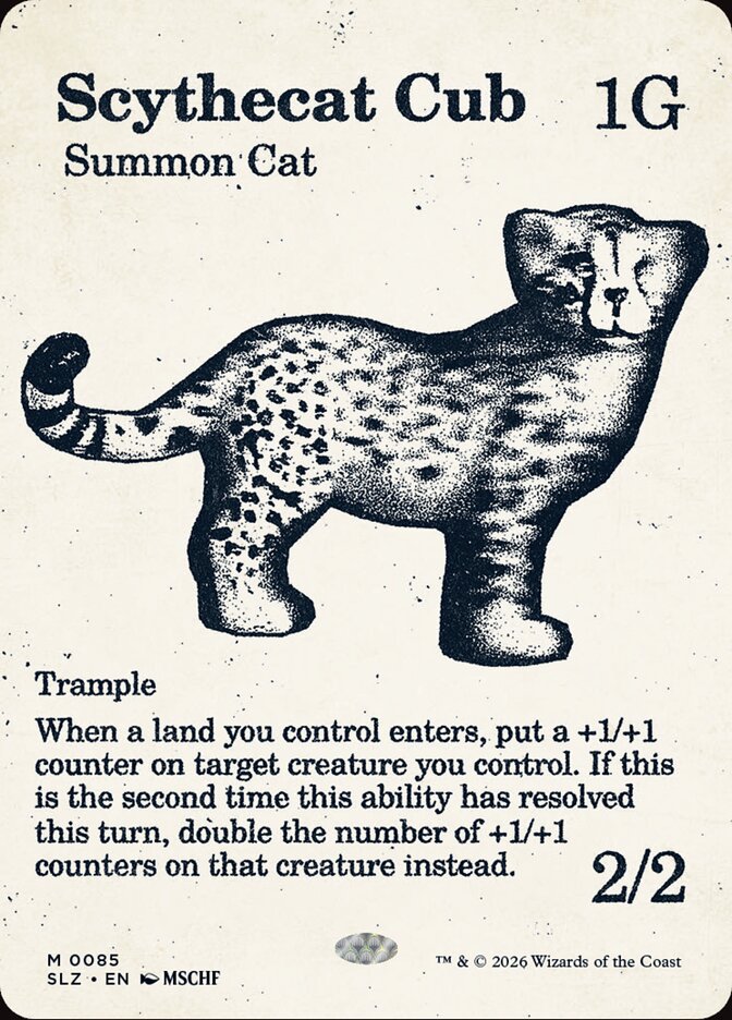 Scythecat Cub - Magic: The Gathering - MoxLand