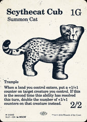 Scythecat Cub - Magic: The Gathering - MoxLand