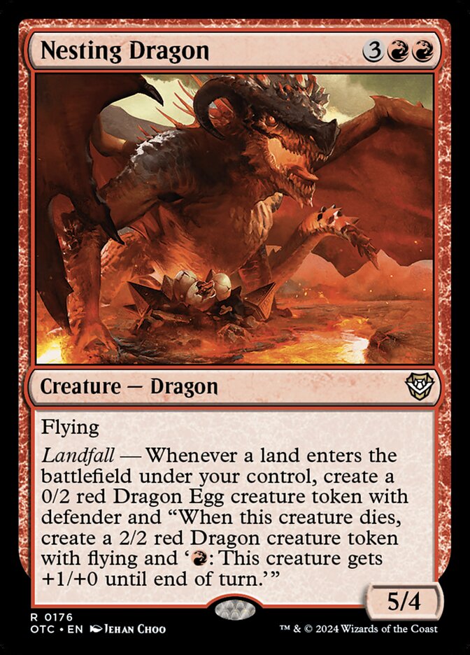 Dragão Aninhador / Nesting Dragon - Magic: The Gathering - MoxLand