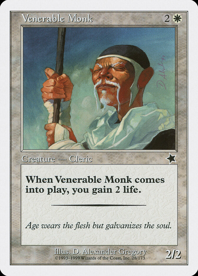 Monge Venerável / Venerable Monk - Magic: The Gathering - MoxLand