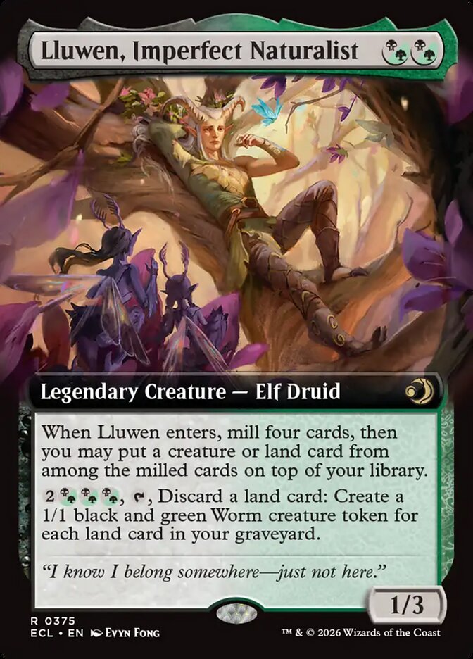 Lluwen, Naturalista Imperfeito / Lluwen, Imperfect Naturalist - Magic: The Gathering - MoxLand