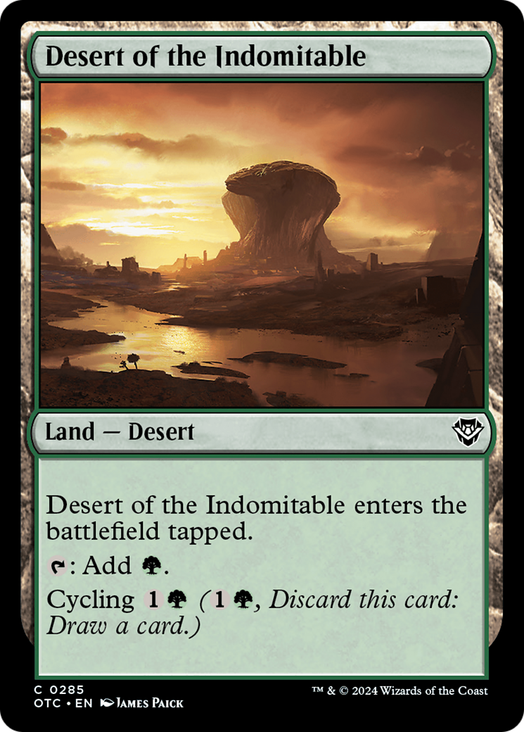 Deserto do Indômito / Desert of the Indomitable - Magic: The Gathering - MoxLand