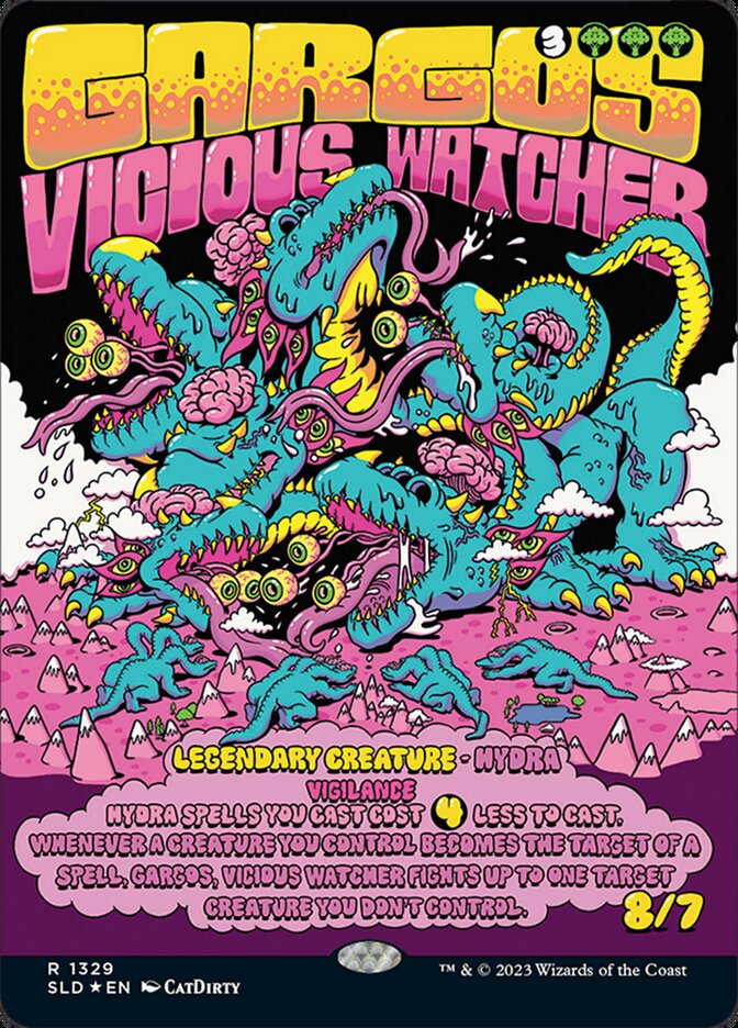 Gargos, Vigilante Pravo / Gargos, Vicious Watcher - Magic: The Gathering - MoxLand
