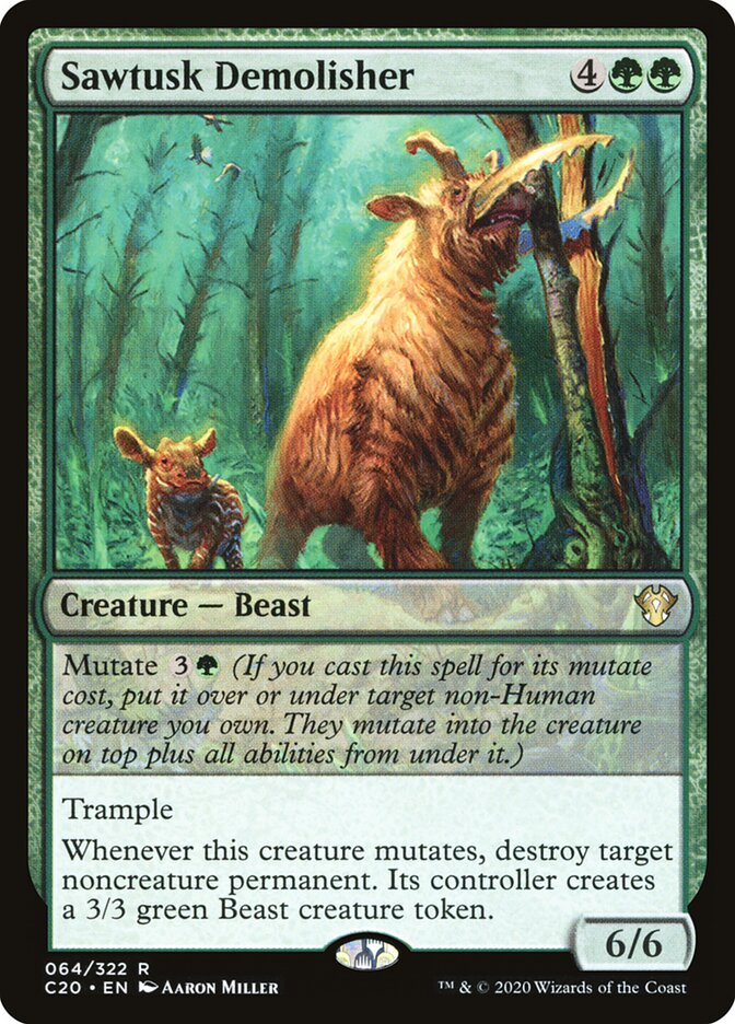 Demolidor Presa-de-serra / Sawtusk Demolisher - Magic: The Gathering - MoxLand