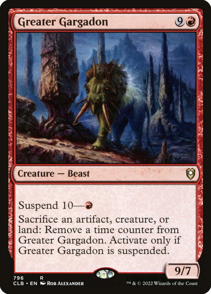 Gargadonte Maior / Greater Gargadon - Magic: The Gathering - MoxLand
