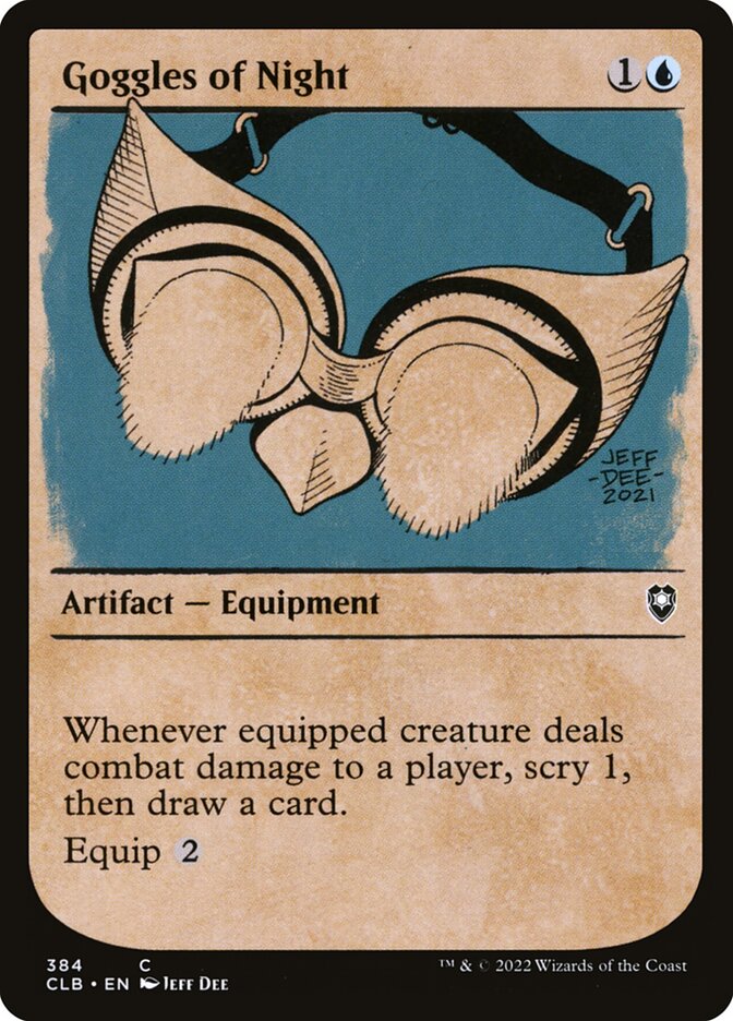 Olhos Noturnos / Goggles of Night - Magic: The Gathering - MoxLand