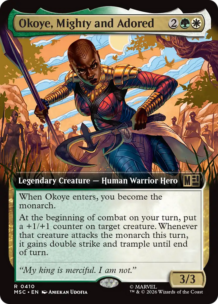 Okoye, Mighty and Adored - Magic: The Gathering - MoxLand