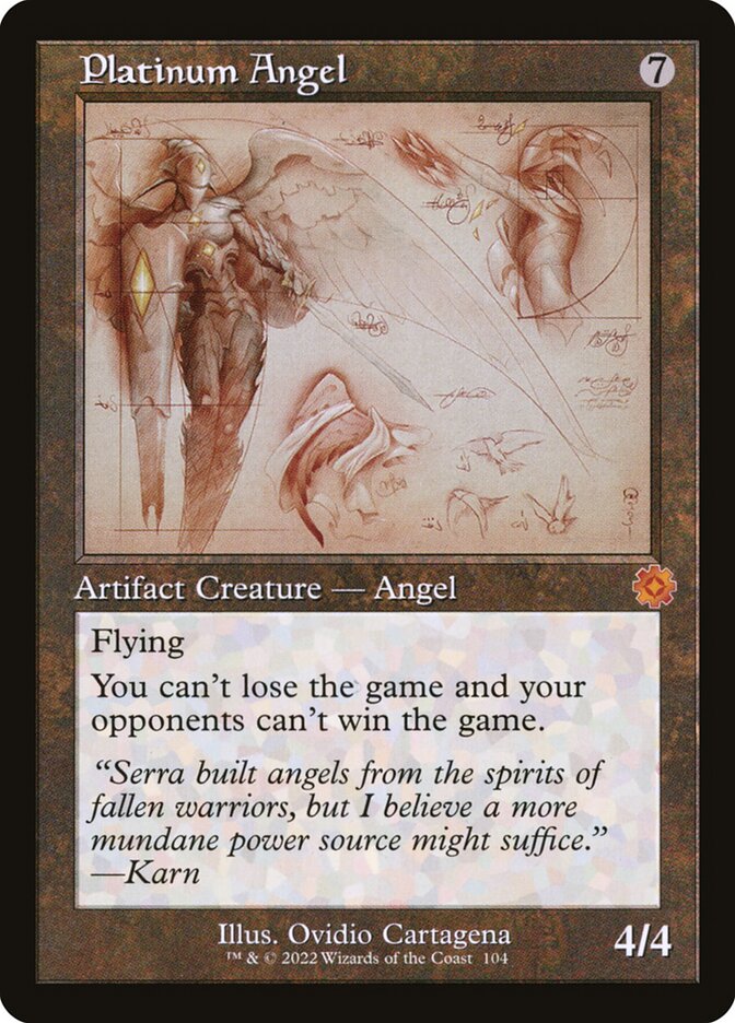 Anjo de Platina / Platinum Angel - Magic: The Gathering - MoxLand