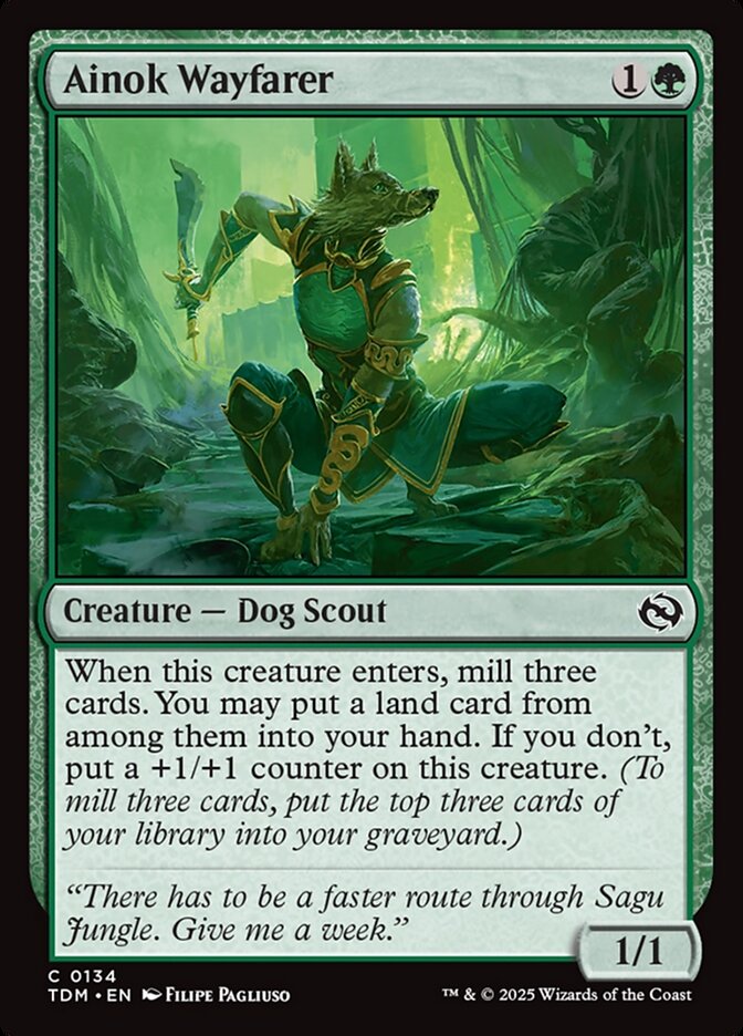 Viajante Ainok / Ainok Wayfarer - Magic: The Gathering - MoxLand