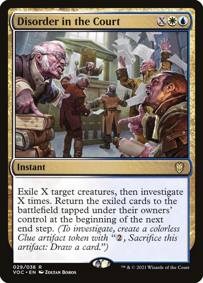 Desordem na Corte / Disorder in the Court - Magic: The Gathering - MoxLand