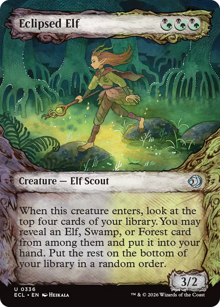 Elfo Eclipsado / Eclipsed Elf - Magic: The Gathering - MoxLand