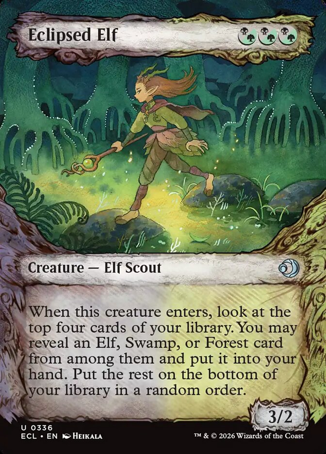 Elfo Eclipsado / Eclipsed Elf - Magic: The Gathering - MoxLand