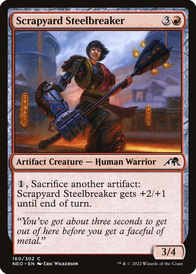 Rompe-aço do Ferro Velho / Scrapyard Steelbreaker - Magic: The Gathering - MoxLand