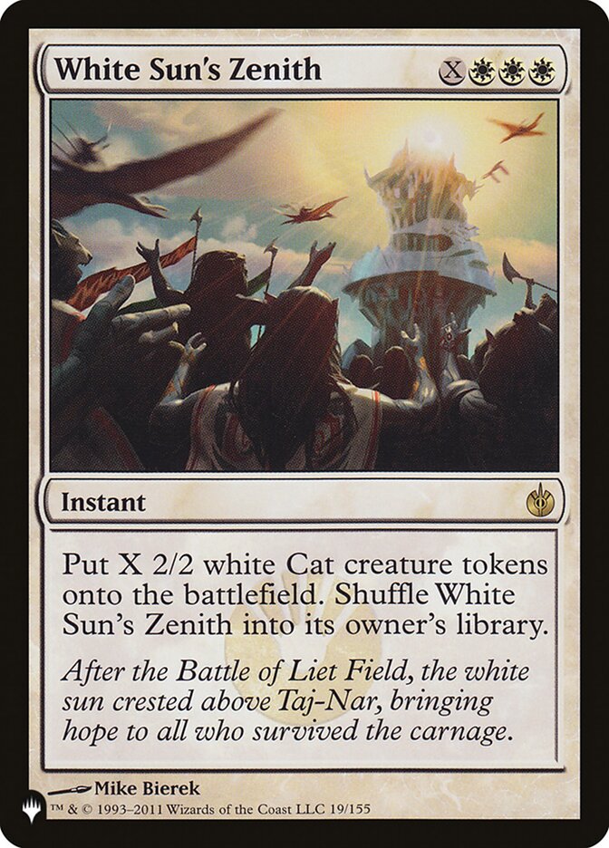 Zênite do Sol Branco / White Sun's Zenith - Magic: The Gathering - MoxLand