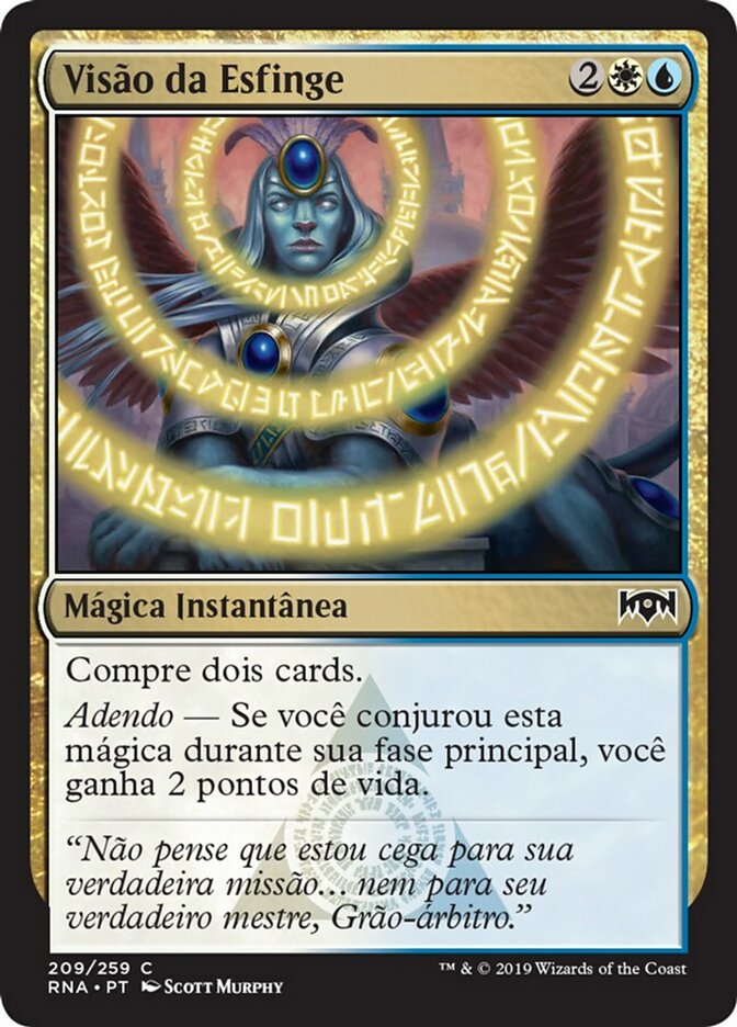 Visão da Esfinge / Sphinx's Insight - Magic: The Gathering - MoxLand