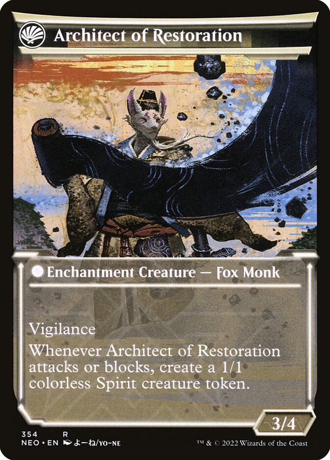 A Restauração de Eiganjo / The Restoration of Eiganjo - Magic: The Gathering - MoxLand