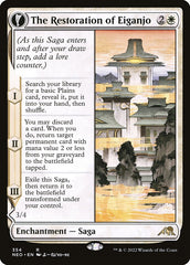 A Restauração de Eiganjo / The Restoration of Eiganjo - Magic: The Gathering - MoxLand