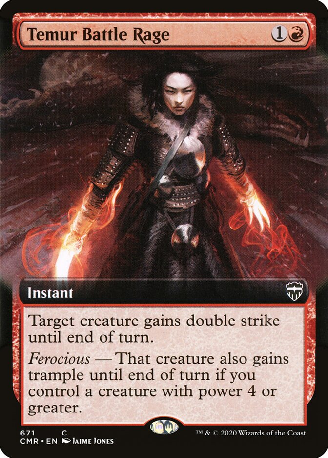 Fúria de Batalha Temur / Temur Battle Rage - Magic: The Gathering - MoxLand