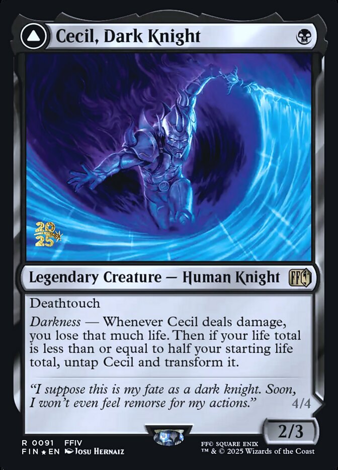 Cecil, Dark Knight - Magic: The Gathering - MoxLand