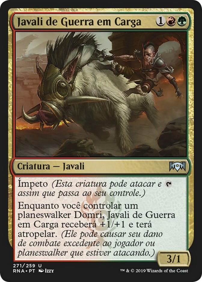 Javali de Guerra em Carga / Charging War Boar - Magic: The Gathering - MoxLand